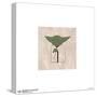 Gallery Pops Star Wars: Saga - Neutral Abstract Yoda Wall Art-Trends International-Stretched Canvas