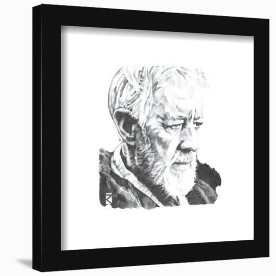 Gallery Pops Star Wars: Saga - Obi-Wan Kenobi Sketch Wall Art-Trends International-Framed Gallery Pops