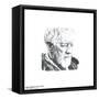 Gallery Pops Star Wars: Saga - Obi-Wan Kenobi Sketch Wall Art-Trends International-Framed Stretched Canvas