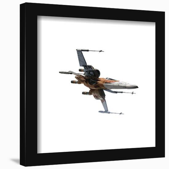 Gallery Pops Star Wars: Saga - Poe Dameron X-Wing Fighter Wall Art-Trends International-Framed Gallery Pops