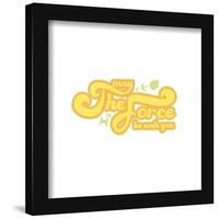 Gallery Pops Star Wars: Saga - Pop 70s May The Force Be With You Wall Art-Trends International-Framed Gallery Pops