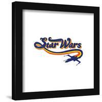 Gallery Pops Star Wars: Saga - Pop 70s Psychedelic Logo Wall Art-Trends International-Framed Gallery Pops