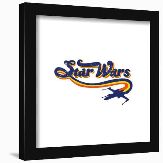 Gallery Pops Star Wars: Saga - Pop 70s Psychedelic Logo Wall Art-Trends International-Framed Gallery Pops