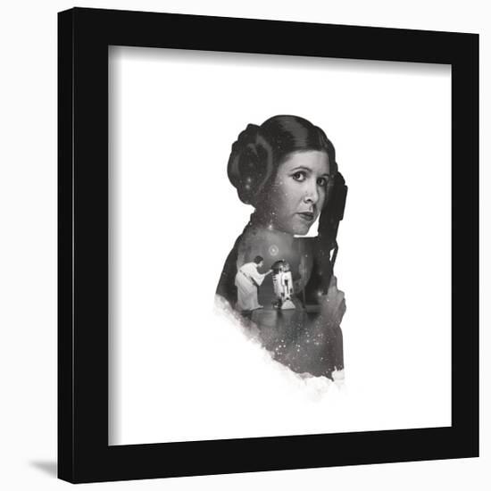 Gallery Pops Star Wars: Saga - Princess Leia Artistic Atmosphere Portrait Wall Art-Trends International-Framed Gallery Pops