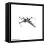 Gallery Pops Star Wars: Saga - Resistance X-Wing Fighter Wall Art-Trends International-Framed Stretched Canvas