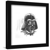 Gallery Pops Star Wars: Saga - Return of the Jedi Darth Vader Sketch Wall Art-Trends International-Framed Gallery Pops