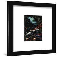 Gallery Pops Star Wars: Saga - Return of the Jedi Death Star Attack Wall Art-Trends International-Framed Gallery Pops