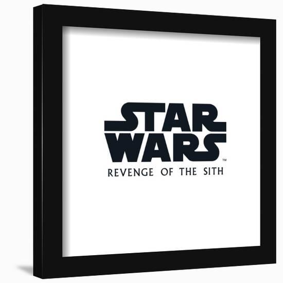 Gallery Pops Star Wars: Saga - Revenge of the Sith Logo Wall Art-Trends International-Framed Gallery Pops