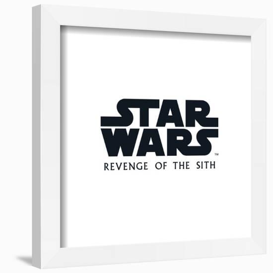 Gallery Pops Star Wars: Saga - Revenge of the Sith Logo Wall Art-Trends International-Framed Gallery Pops