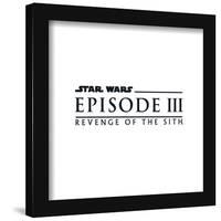 Gallery Pops Star Wars: Saga - Revenge of the Sith Prequel Logo Wall Art-Trends International-Framed Gallery Pops