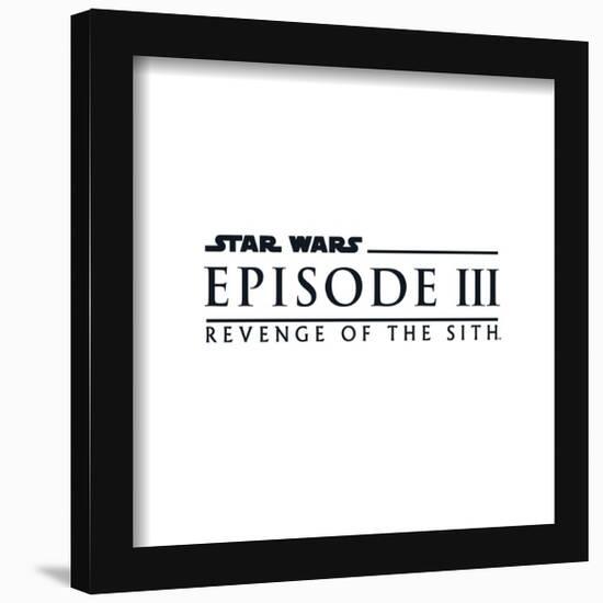 Gallery Pops Star Wars: Saga - Revenge of the Sith Prequel Logo Wall Art-Trends International-Framed Gallery Pops