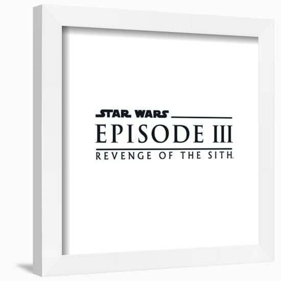 Gallery Pops Star Wars: Saga - Revenge of the Sith Prequel Logo Wall Art-Trends International-Framed Gallery Pops