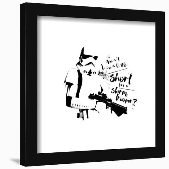 Gallery Pops Star Wars: Saga - Short for a Stormtrooper Wall Art-Trends International-Framed Gallery Pops