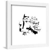 Gallery Pops Star Wars: Saga - Short for a Stormtrooper Wall Art-Trends International-Framed Gallery Pops