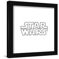 Gallery Pops Star Wars: Saga - Star Wars Line Logo Wall Art-Trends International-Framed Gallery Pops