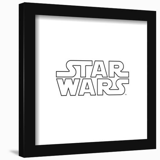 Gallery Pops Star Wars: Saga - Star Wars Line Logo Wall Art-Trends International-Framed Gallery Pops