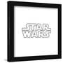 Gallery Pops Star Wars: Saga - Star Wars Line Logo Wall Art-Trends International-Framed Gallery Pops