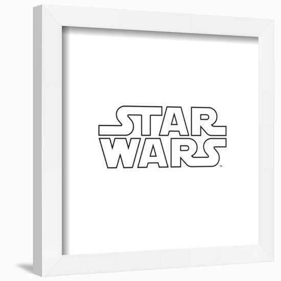 Gallery Pops Star Wars: Saga - Star Wars Line Logo Wall Art-Trends International-Framed Gallery Pops