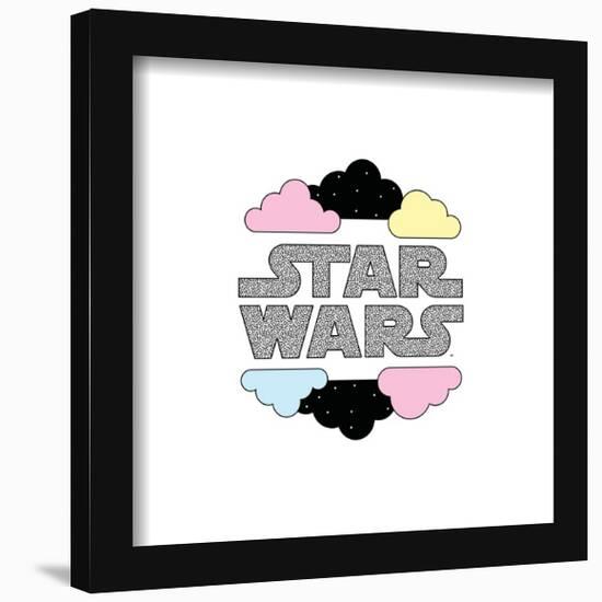 Gallery Pops Star Wars: Saga - Star Wars Pastel Pop Logo Wall Art-Trends International-Framed Gallery Pops