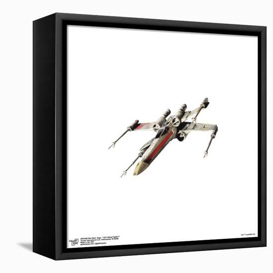 Gallery Pops Star Wars: Saga - T-65 X-Wing Fighter Wall Art-Trends International-Framed Stretched Canvas