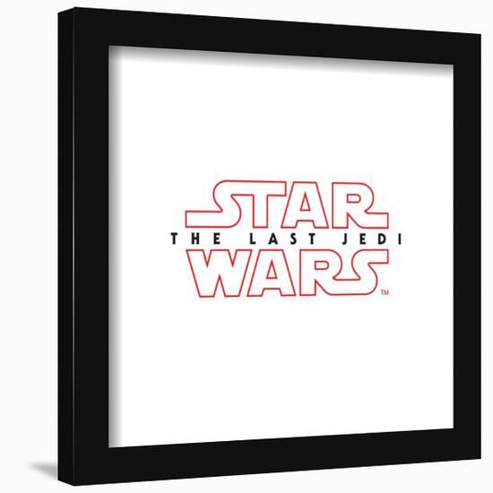 Gallery Pops Star Wars: Saga - The Last Jedi Logo Wall Art-Trends International-Framed Gallery Pops