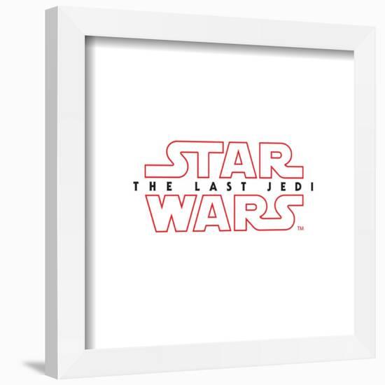 Gallery Pops Star Wars: Saga - The Last Jedi Logo Wall Art-Trends International-Framed Gallery Pops