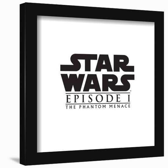 Gallery Pops Star Wars: Saga - The Phantom Menace Prequel Logo Wall Art-Trends International-Framed Gallery Pops