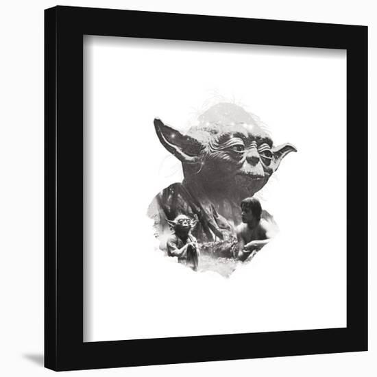 Gallery Pops Star Wars: Saga - Yoda Artistic Atmosphere Portrait Wall Art-Trends International-Framed Gallery Pops