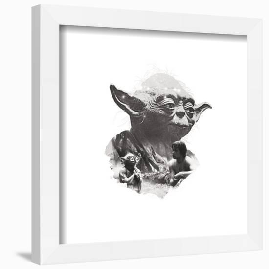 Gallery Pops Star Wars: Saga - Yoda Artistic Atmosphere Portrait Wall Art-Trends International-Framed Gallery Pops