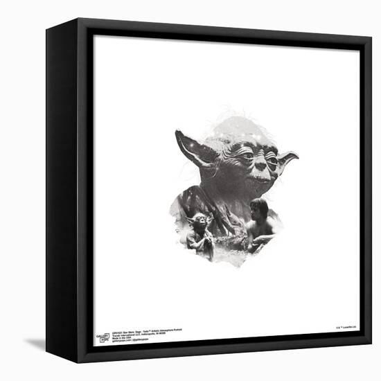 Gallery Pops Star Wars: Saga - Yoda Artistic Atmosphere Portrait Wall Art-Trends International-Framed Stretched Canvas