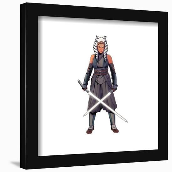 Gallery Pops Star Wars: The Mandalorian - Ahsoka Tano - Dual Lightsabers Wall Art-Trends International-Framed Gallery Pops