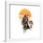 Gallery Pops Star Wars: The Mandalorian - Desert Sun Wall Art-Trends International-Framed Gallery Pops