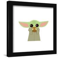 Gallery Pops Star Wars: The Mandalorian - Grogu - Dinner Time Wall Art-Trends International-Framed Gallery Pops