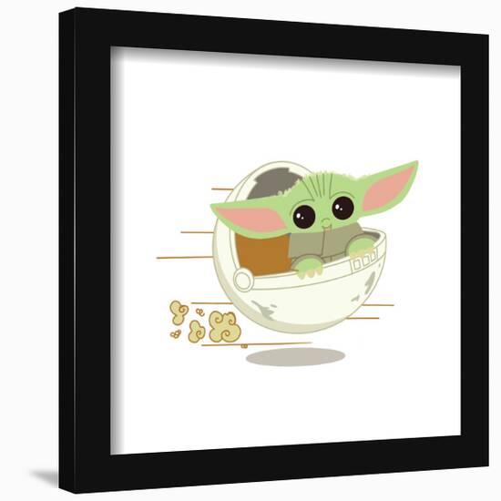 Gallery Pops Star Wars: The Mandalorian - Grogu - Fast Pod Wall Art-Trends International-Framed Gallery Pops