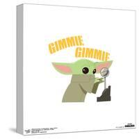 Gallery Pops Star Wars: The Mandalorian - Grogu - Gimmie Wall Art-Trends International-Stretched Canvas