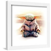 Gallery Pops Star Wars: The Mandalorian - Grogu - Meditation Wall Art-Trends International-Framed Gallery Pops