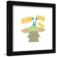 Gallery Pops Star Wars: The Mandalorian - Grogu - Nom Nom Nom Wall Art-Trends International-Framed Gallery Pops