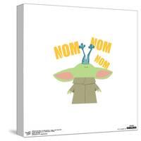 Gallery Pops Star Wars: The Mandalorian - Grogu - Nom Nom Nom Wall Art-Trends International-Stretched Canvas