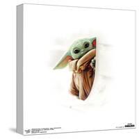 Gallery Pops Star Wars: The Mandalorian - Grogu - Peeking Around Wall Art-Trends International-Stretched Canvas