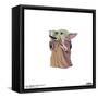 Gallery Pops Star Wars: The Mandalorian - Grogu - Soup Bowl Wall Art-Trends International-Framed Stretched Canvas