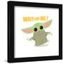 Gallery Pops Star Wars: The Mandalorian - Grogu - Wait For Me Wall Art-Trends International-Framed Gallery Pops