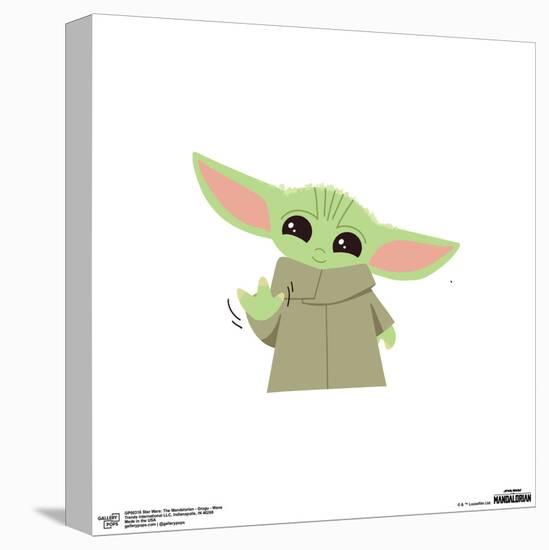 Gallery Pops Star Wars: The Mandalorian - Grogu - Wave Wall Art-Trends International-Stretched Canvas