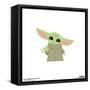 Gallery Pops Star Wars: The Mandalorian - Grogu - Wave Wall Art-Trends International-Framed Stretched Canvas