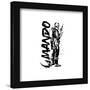 Gallery Pops Star Wars: The Mandalorian - Grunge - Mando Wall Art-Trends International-Framed Gallery Pops