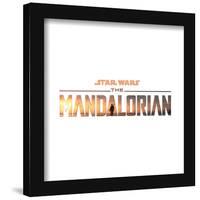 Gallery Pops Star Wars: The Mandalorian - Logo Wall Art-Trends International-Framed Gallery Pops