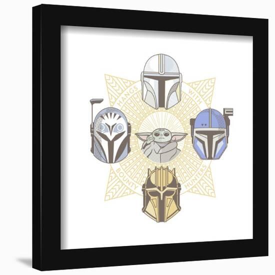 Gallery Pops Star Wars: The Mandalorian Season 3 - Bounty Hunters Wall Art-Trends International-Framed Gallery Pops