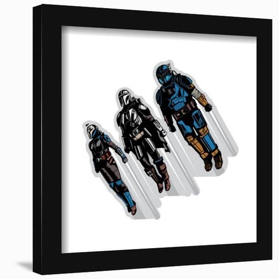 Gallery Pops Star Wars: The Mandalorian Season 3 - For Mandalore Wall Art-Trends International-Framed Gallery Pops