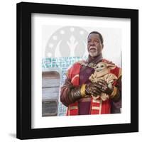 Gallery Pops Star Wars: The Mandalorian Season 3 - Grogu and Greef Karga Wall Art-Trends International-Framed Gallery Pops