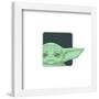 Gallery Pops Star Wars: The Mandalorian Season 3 - Grogu Mono-Line Wall Art-Trends International-Framed Gallery Pops