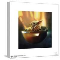 Gallery Pops Star Wars: The Mandalorian Season 3 - Grogu Pod Wall Art-Trends International-Stretched Canvas